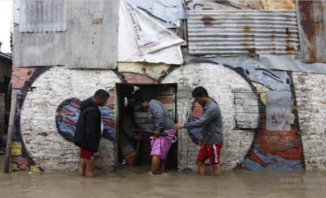 काठमाडौँमा वर्षा : वर्षको सर्वाधिक, पाँच दशकयता तेस्रो ठूलो